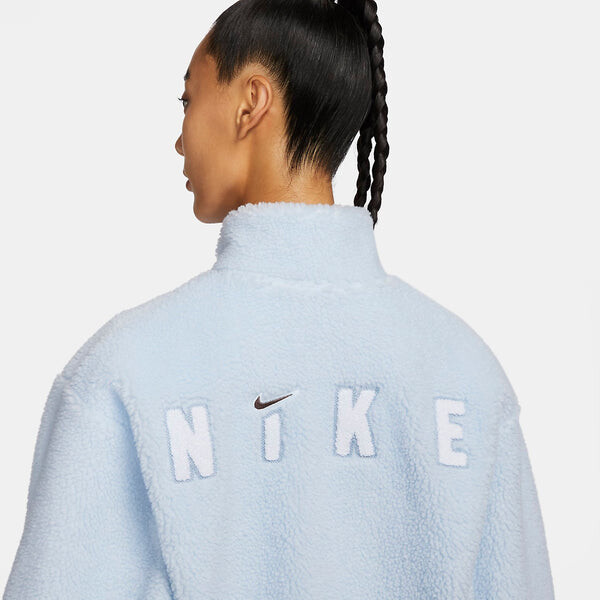 Куртка Nike Sportswear Faux Sherpa, голубой — фото 3