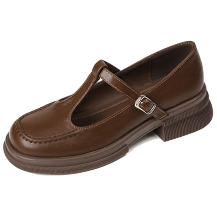 TATAYA Женские повседневные туфли-лодочки тёмно-коричневые, цвет Dark Brown