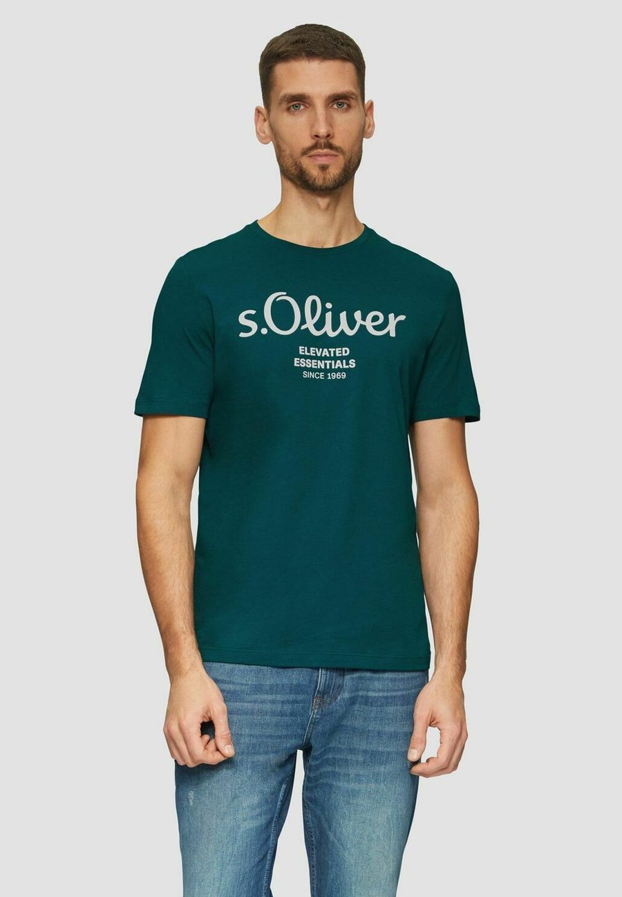 

Футболка s.Oliver Print T-shirt, Petrol/Teal, Хаки, Футболка s.Oliver Print T-shirt, Petrol/Teal