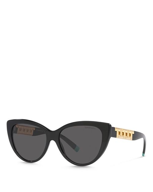 

Солнцезащитные очки «кошачий глаз», 56 мм Tiffany & Co., цвет Black