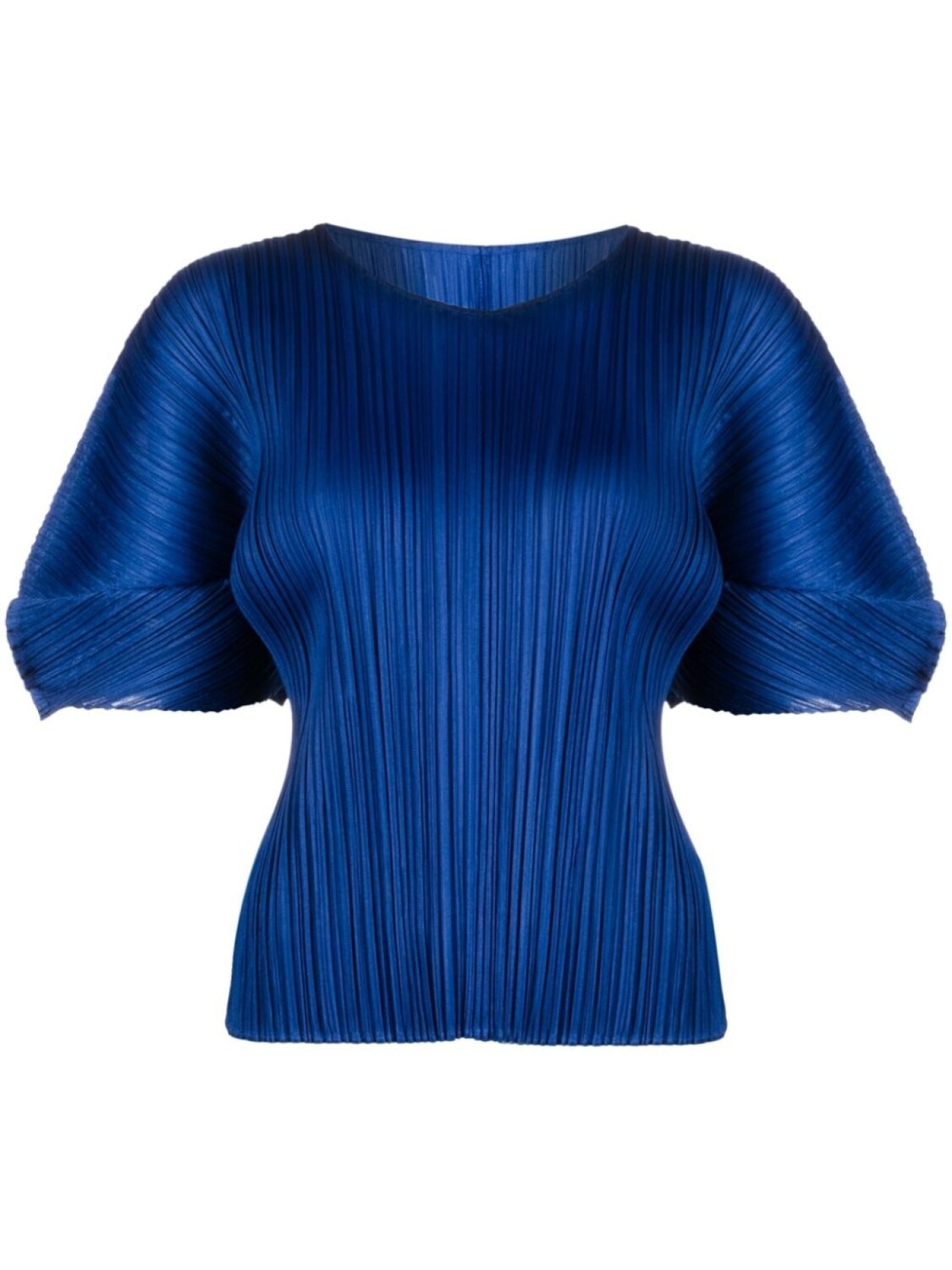 

Monthly Colors August блузка плиссе Pleats Please Issey Miyake, синий