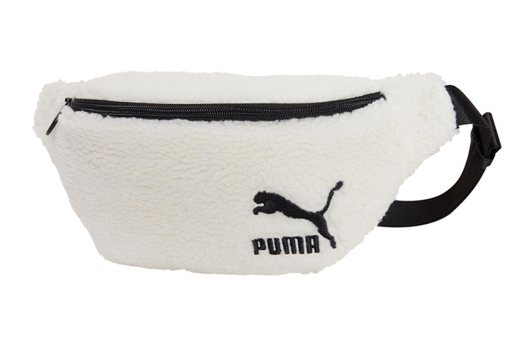 

PUMA Сумка через плечо из флиса Sherpa Polar Bag, поясная сумка, стандартная, унисекс, белая