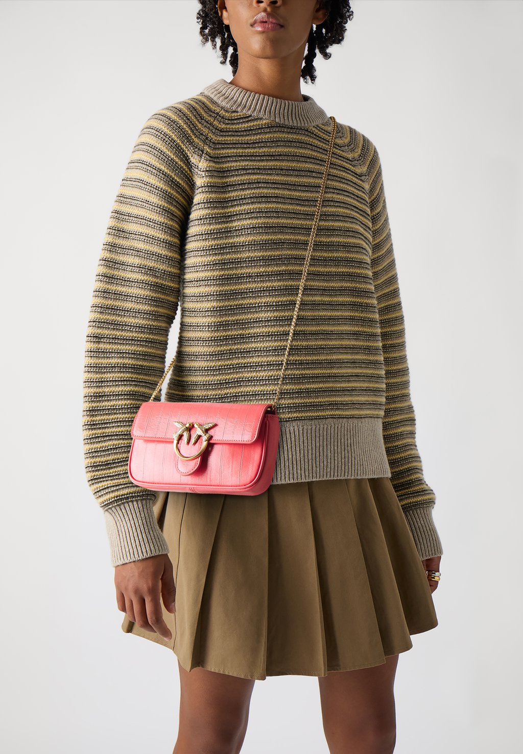 

Сумка через плечо LOVE ONE POCKET - Across body bag Pinko, коралловый