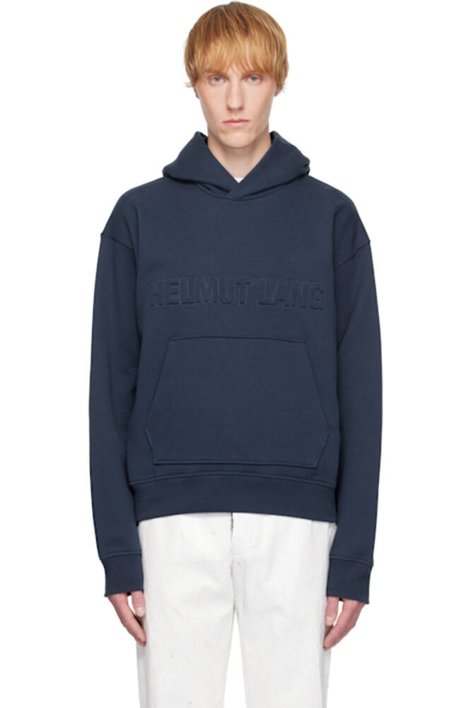 

Толстовка с тисненым логотипом в морском стиле Helmut Lang