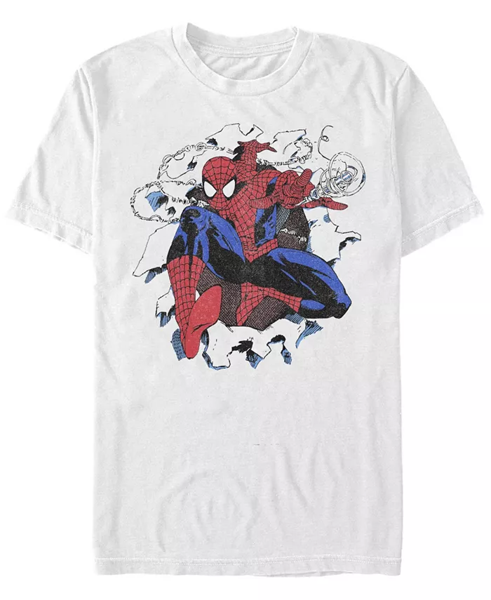 

Мужская футболка с коротким рукавом Spiderman Fifth Sun, белый