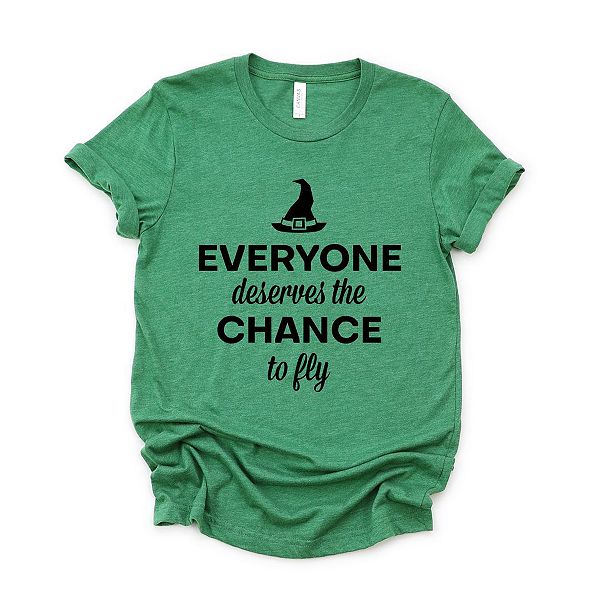 

Футболка с принтом Deserve the chance to fly Simply Sage Market, Зеленый, Футболка с принтом Deserve the chance to fly Simply Sage Market
