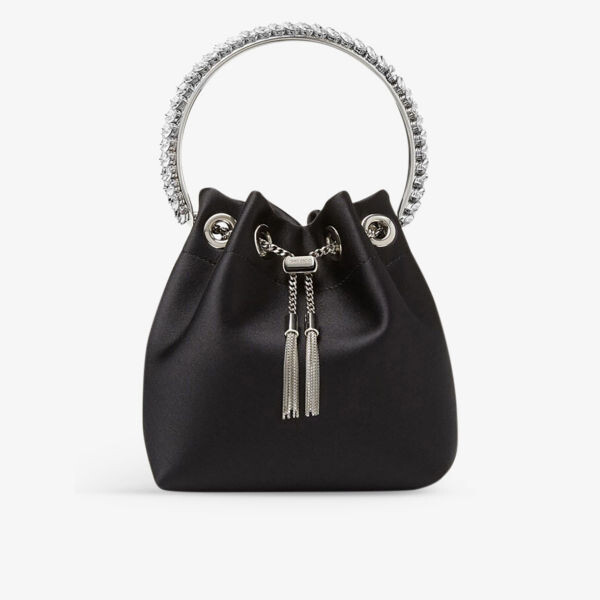 

Атласная сумка через плечо Bon Bon Jimmy Choo, черный