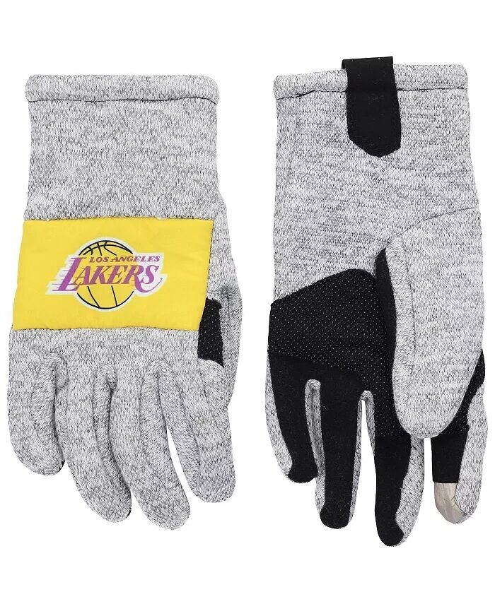 

Мужские серые вязаные перчатки Los Angeles Lakers Team Foco, серый