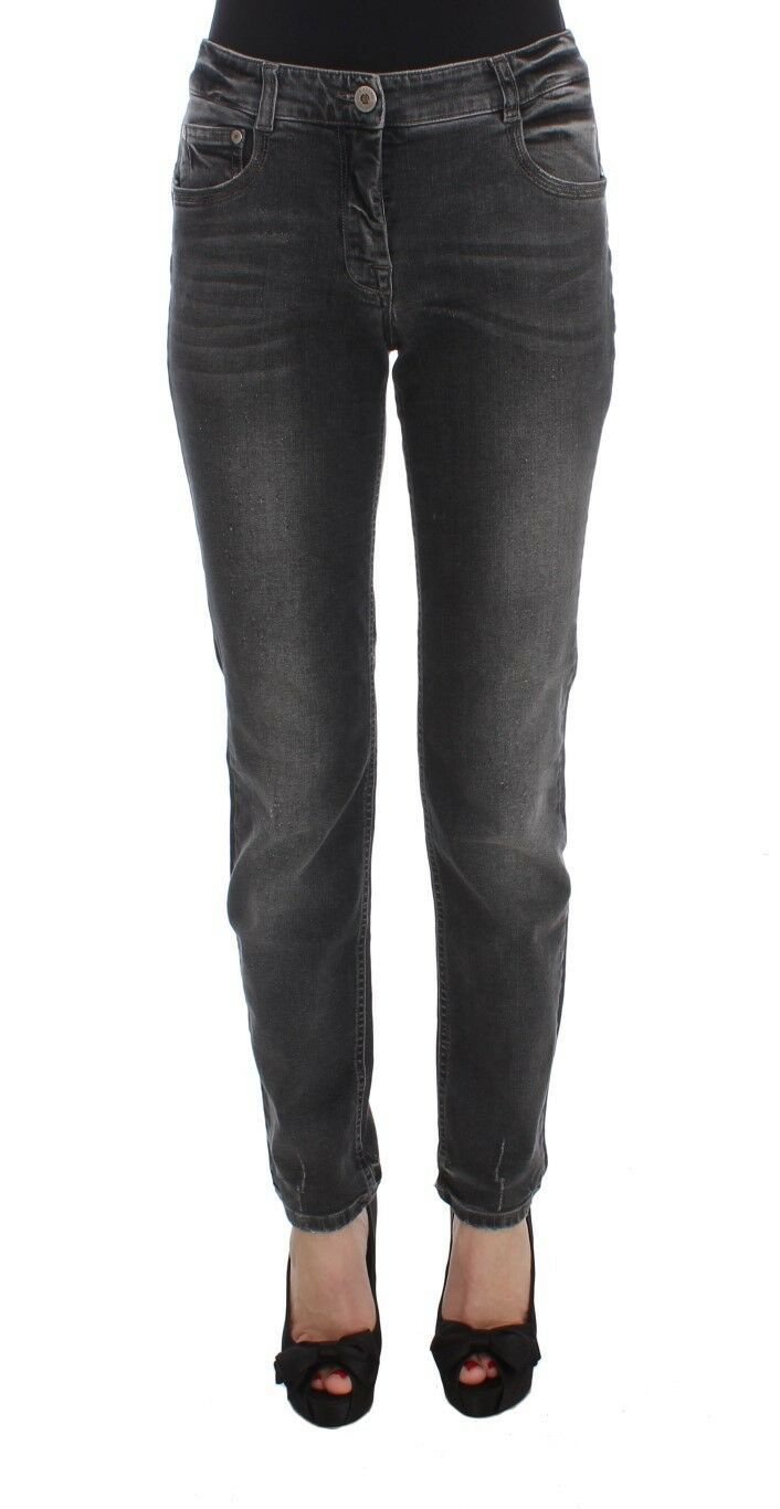 

Женские брюки из эластичной хлопковой смеси Ermanno Scervino Wash, серый