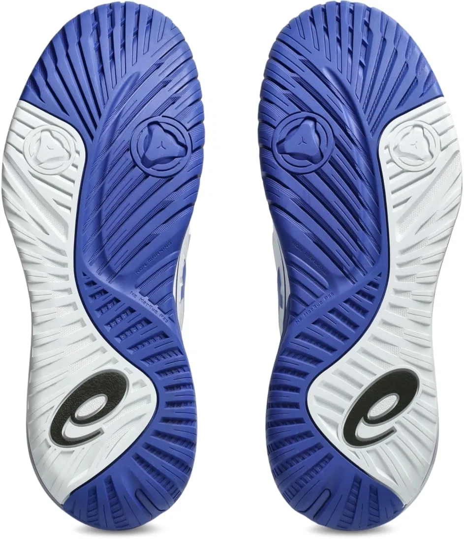 Кроссовки теннисные ASICS, White/Dark Cobalt — фото 4