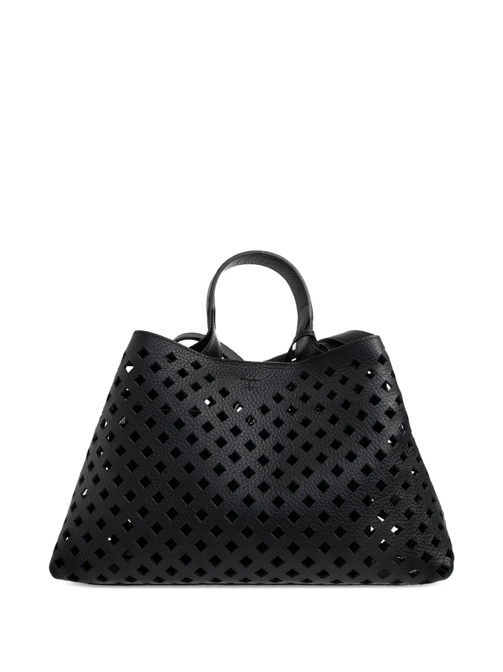 Микро-сумка-тоут Apa из перфорированной кожи Tod'S, черный — фото 2