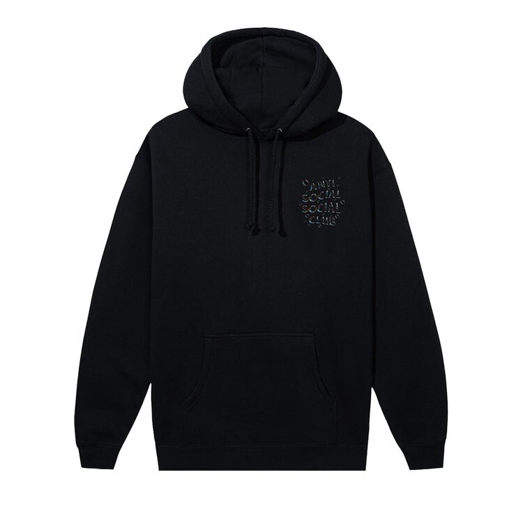 

Худи Anti Social Social Club Bubbles Logo Hoodie, черный