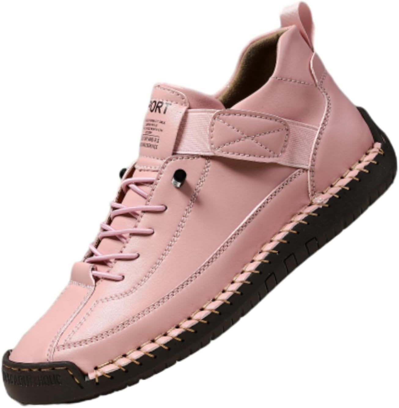 

Удобные ортопедические кроссовки для женщин и мужчин, ортопедические ботинки для ходьбы, водонепроницаемые, с просторной носочной частью Generic, розовый