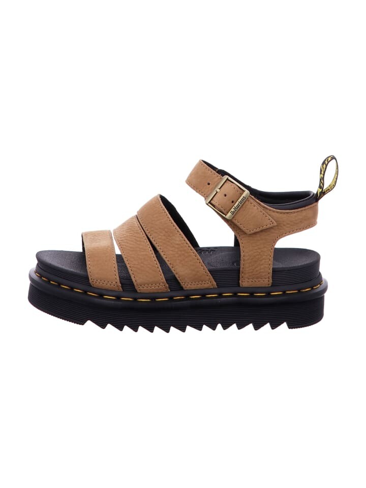 

Сандалии на плоской подошве Dr Martens Plateau Sandaletten, бежевый