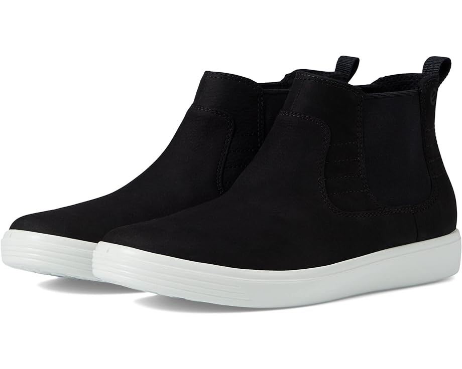 

Кроссовки ECCO Soft Classic Chelsea Sneaker, цвет Black Nubuck