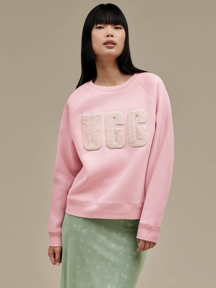 

Толстовка с логотипом Madeline Fuzz Ugg, цвет Ashen Rose
