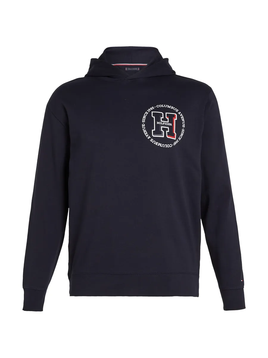 

Толстовка Tommy Hilfiger Big & Tall "BT-HILFIGER H ROUNDEL HOODY-B", большие размеры, цвет Desert Sky