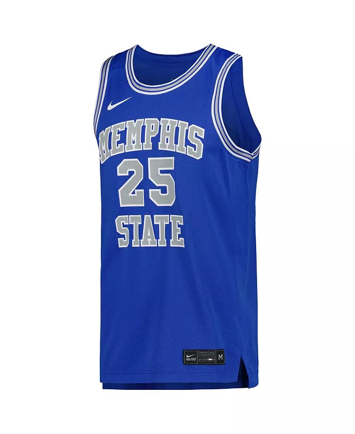 Мужская баскетбольная ретро-джерси Penny Hardaway Royal Memphis Tigers Performance Nike — фото 3