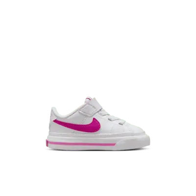 Кроссовки Nike Court Legacy, цвет White/Laser Fuchsia — фото 3