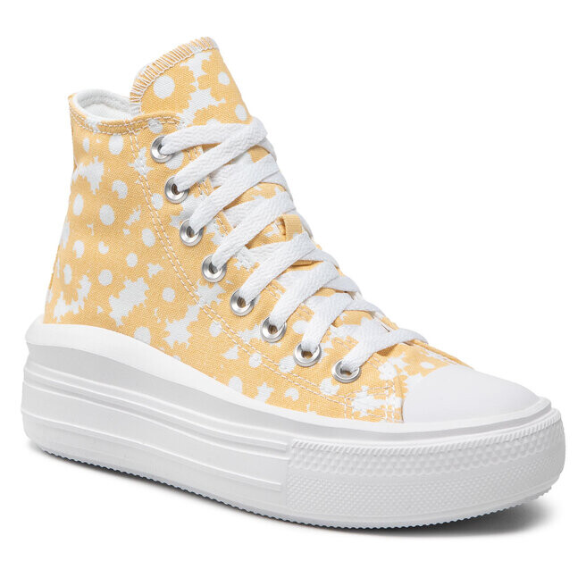 

Кроссовки Converse CtasMowe Hi, желтый