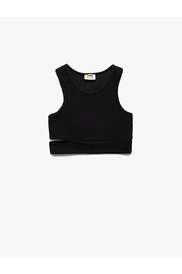 Детский топ для девочек без рукавов Koton, Black
