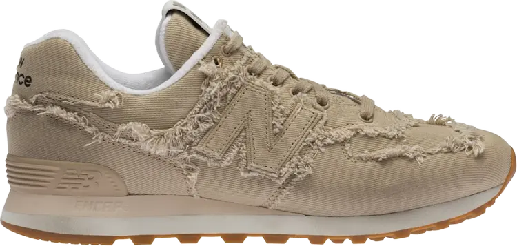 

Кроссовки New Balance Miu Miu x 574 Denim 'Colonial Beige', загар, Бежевый, Кроссовки New Balance Miu Miu x 574 Denim 'Colonial Beige', загар