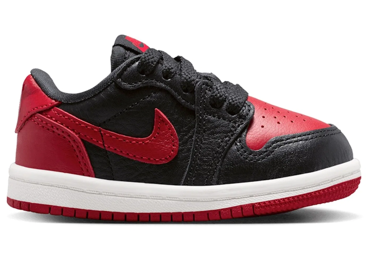Детские кроссовки с низким верхом Jordan 1 Retro Low OG Banned Jordan, Black/Red