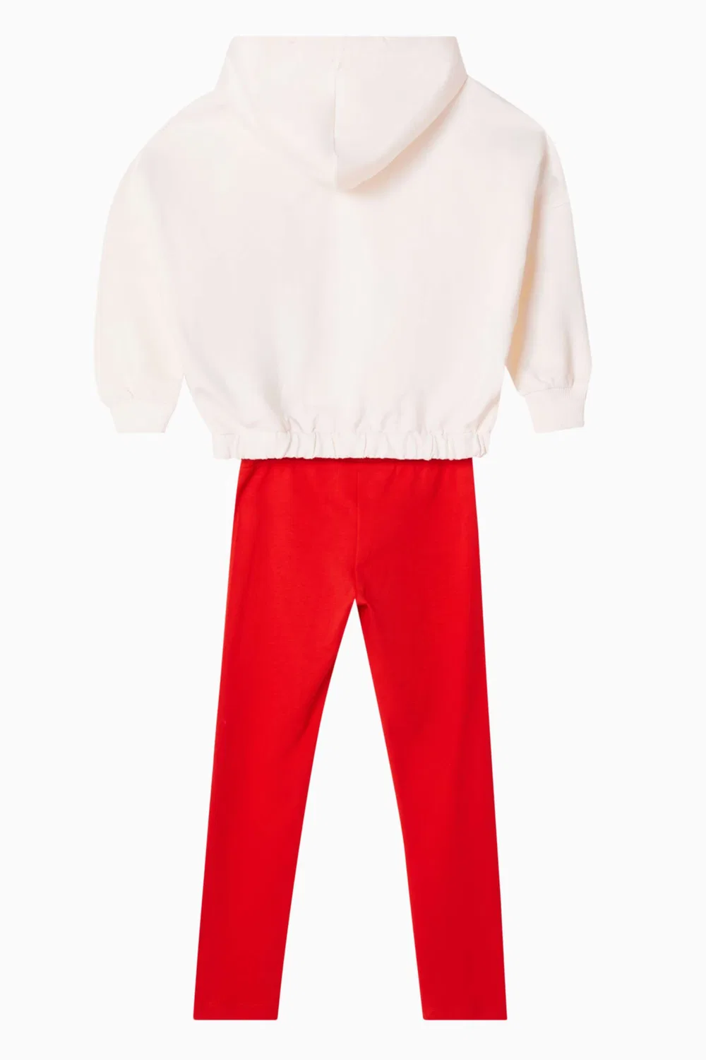 Комплект футболка и леггинсы хлопковый с логотипом-сердцем Moschino — фото 2