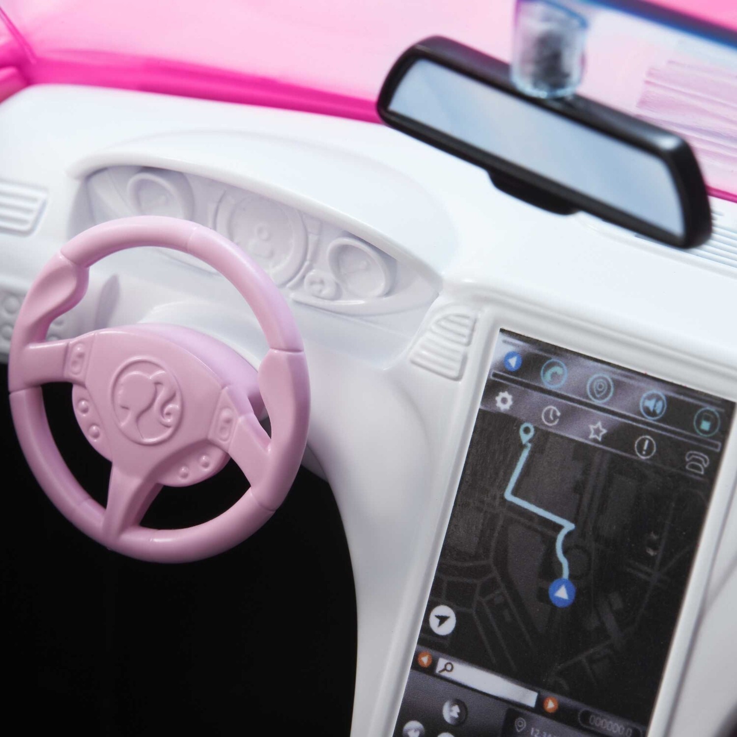 Игрушчесный автомобиль с открытым верхом Barbie, розовый — фото 2