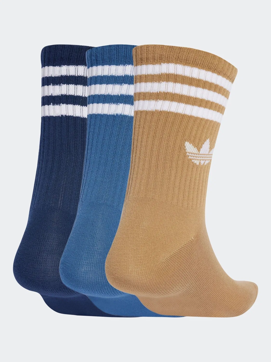 Носки adidas Originals Three Stripe, темно-синие/синие/золотые — фото 2