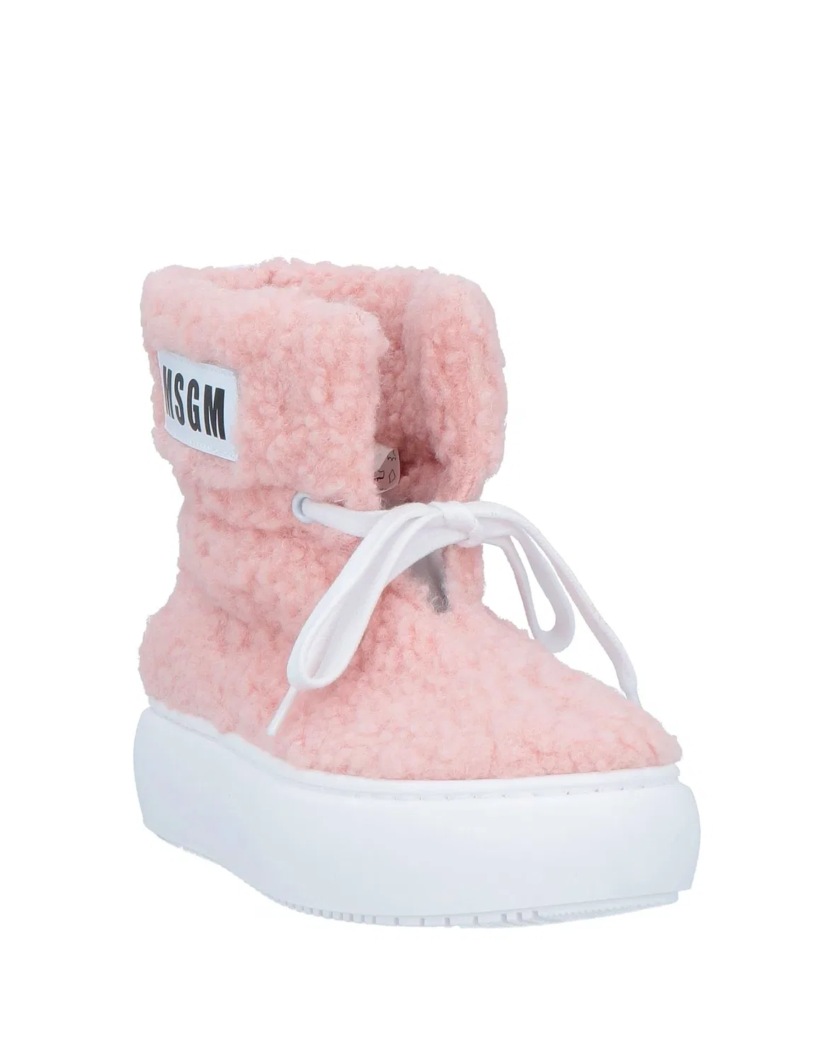 Детские ботинки из букле Msgm, Light Pink — фото 2