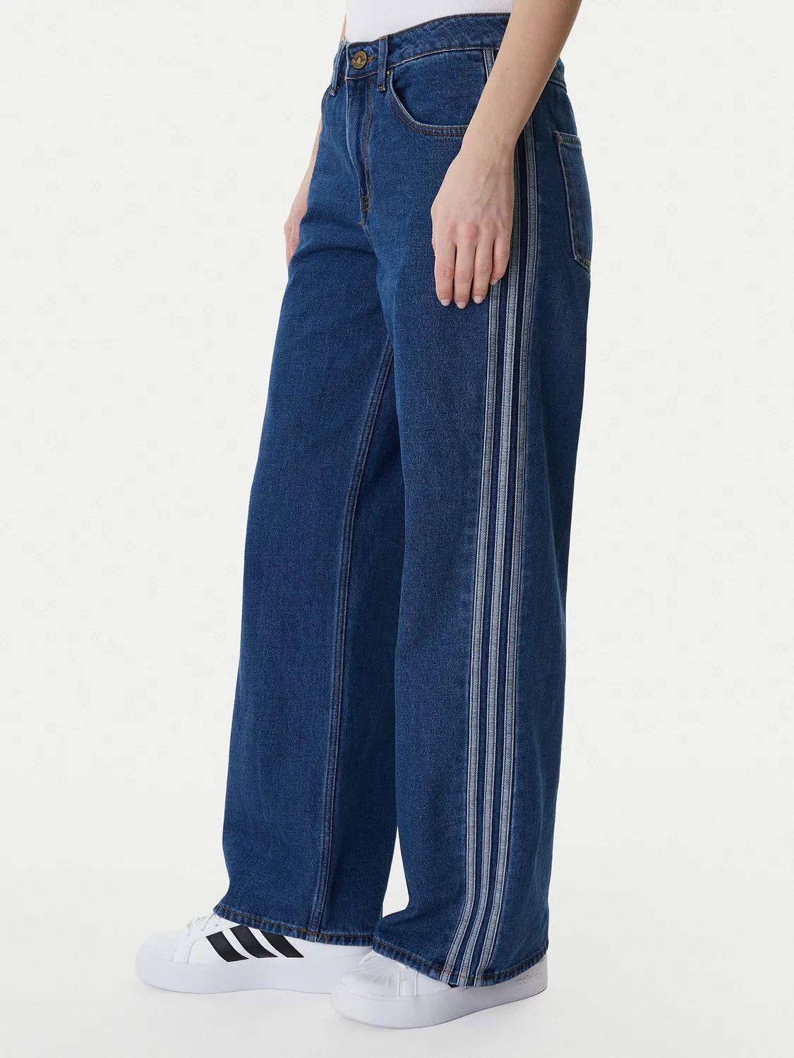 Женские джинсы стандартного кроя Firebird Adidas, синий
