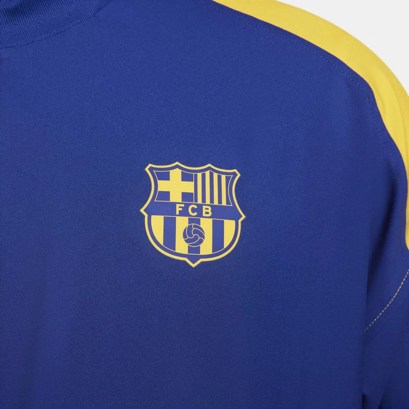 Куртка спортивная с длинным рукавом FC Barcelona Strike Nike, синий — фото 4