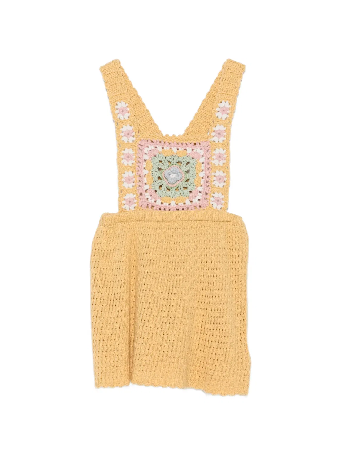 Платье в технике кроше Louise Misha Kids, желтый