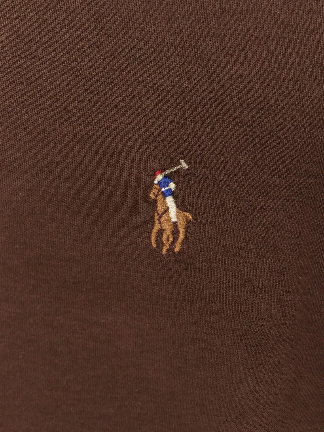 Футболка Polo Pony коричневая Polo Ralph Lauren, коричневый — фото 2
