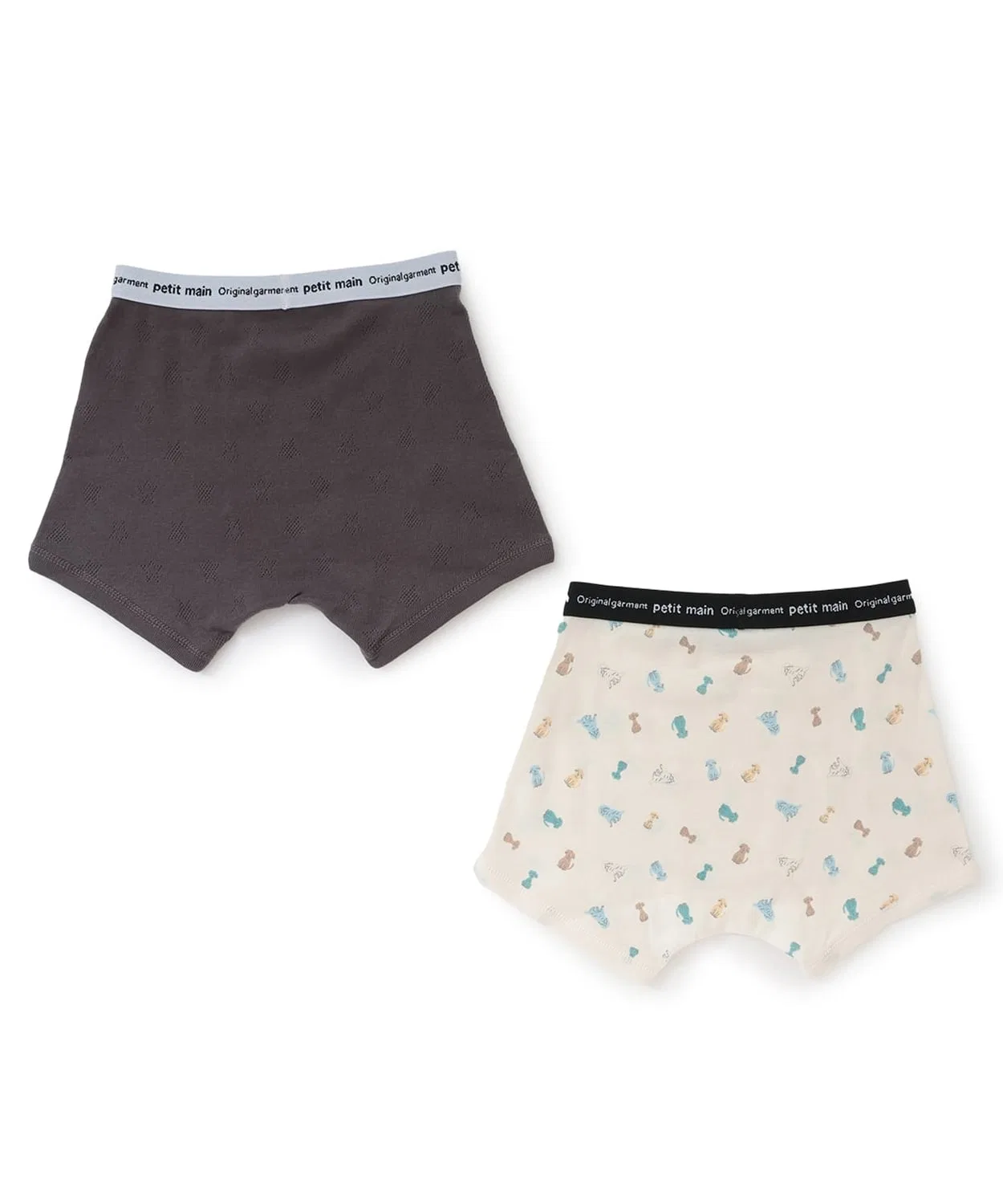Детские боксеры с узором и звездным дизайном petit main, Light Khaki — фото 2