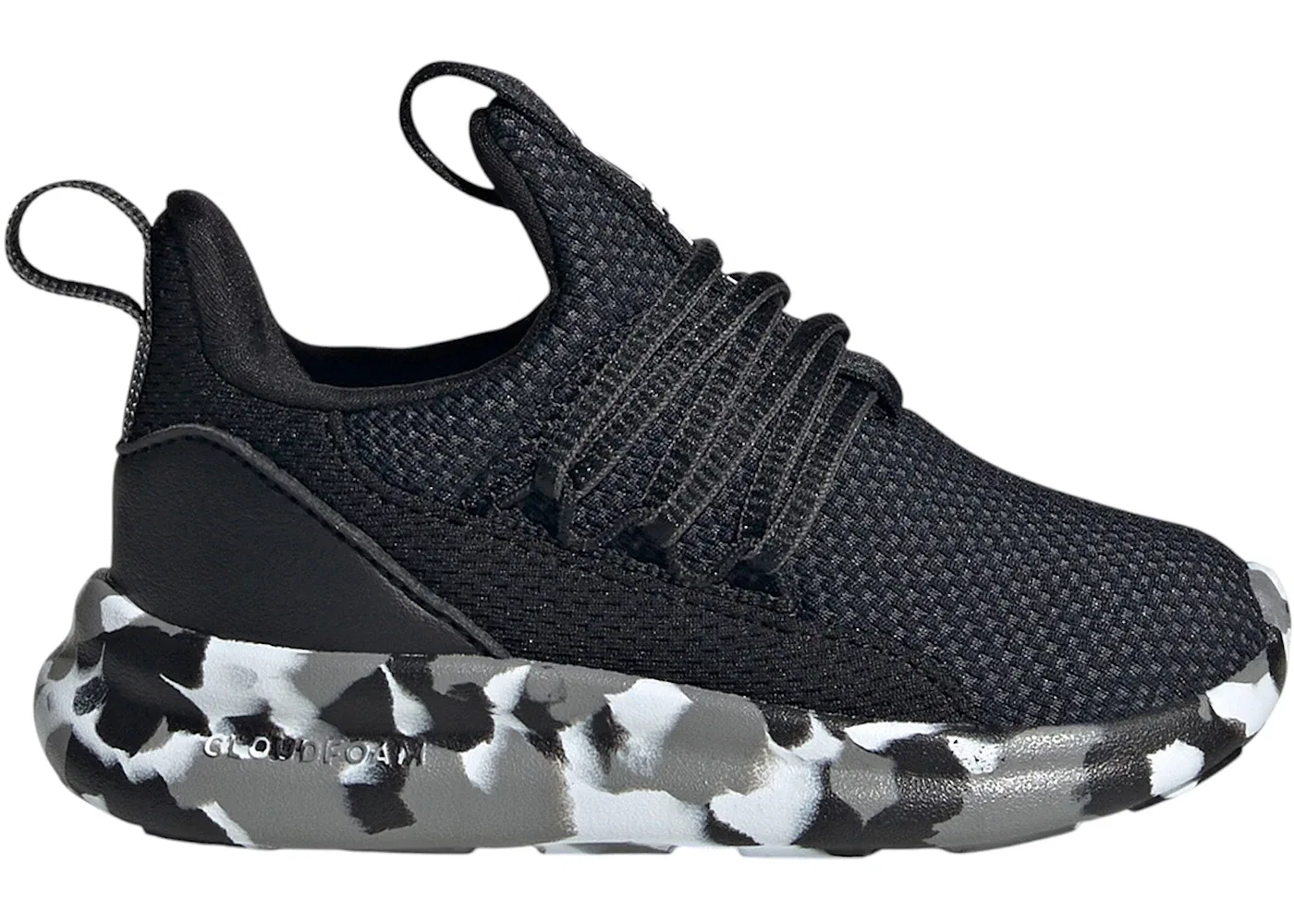 Детские кроссовки lifestyle с шнуровкой Adidas Lite Racer Adapt 7.0, Core Black Core Black Grey Six