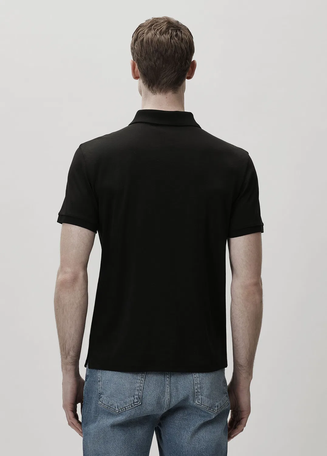 Поло Slim Fit Calvin Klein, black — фото 4