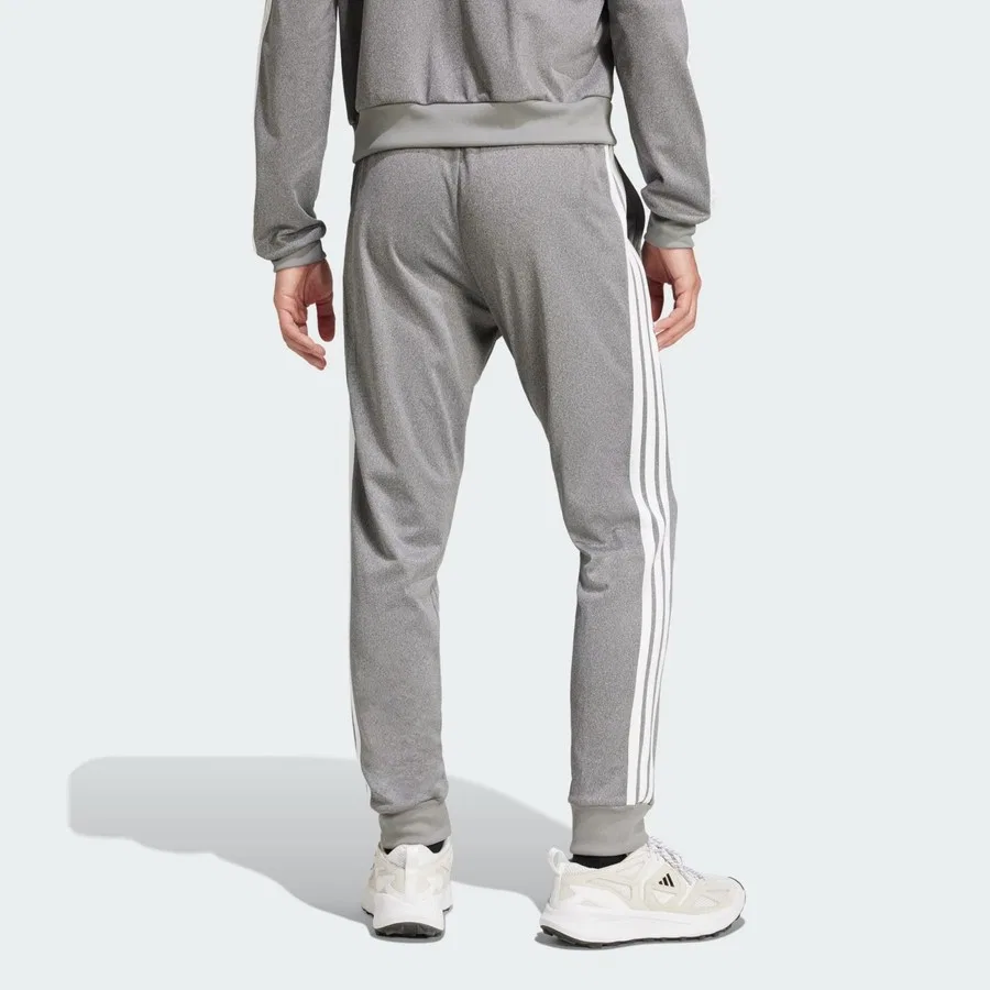 Спортивные брюки из трикотажа с вышивкой adidas Sportswear JI8843 Mélange Tricot, Черный — фото 2
