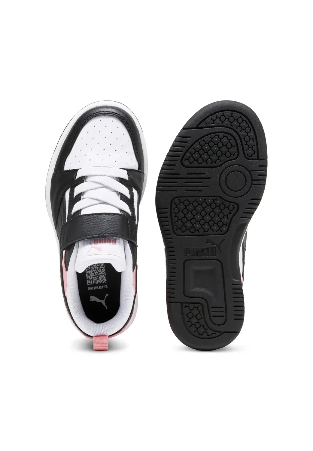 Rebound v6 lo ac+ps - кроссовки Puma, Nero — фото 3