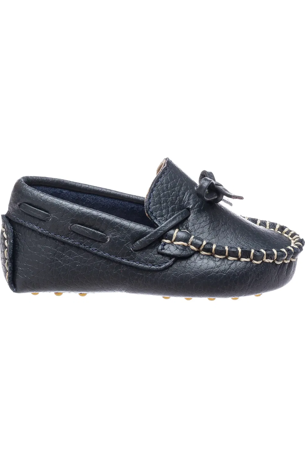 Детские туфли мокасины Driving Loafer Elephantito, Navy — фото 2