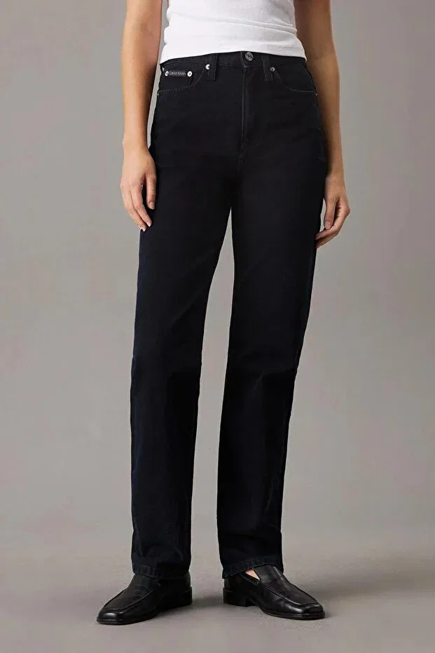 Женские джинсы прямые Calvin Klein, Black