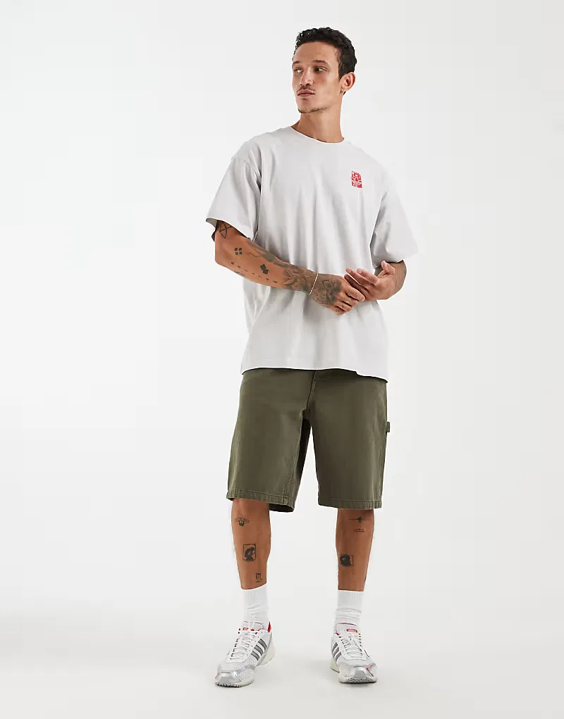 Футболка Adidas Originals Original Sound серого и, бордовый — фото 3