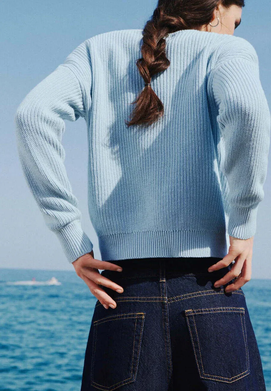 Подростковый комбинезон унисекс Mango Kids, Light Blue — фото 2