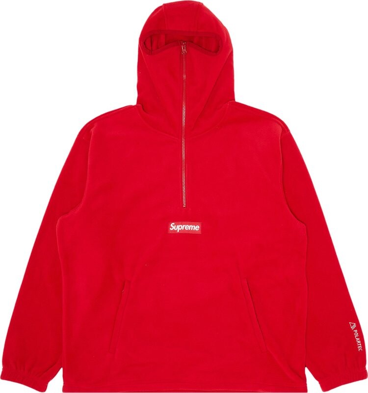 

Пуловер Supreme x Polartec Facemask Half Zip Pullover 'Red', красный