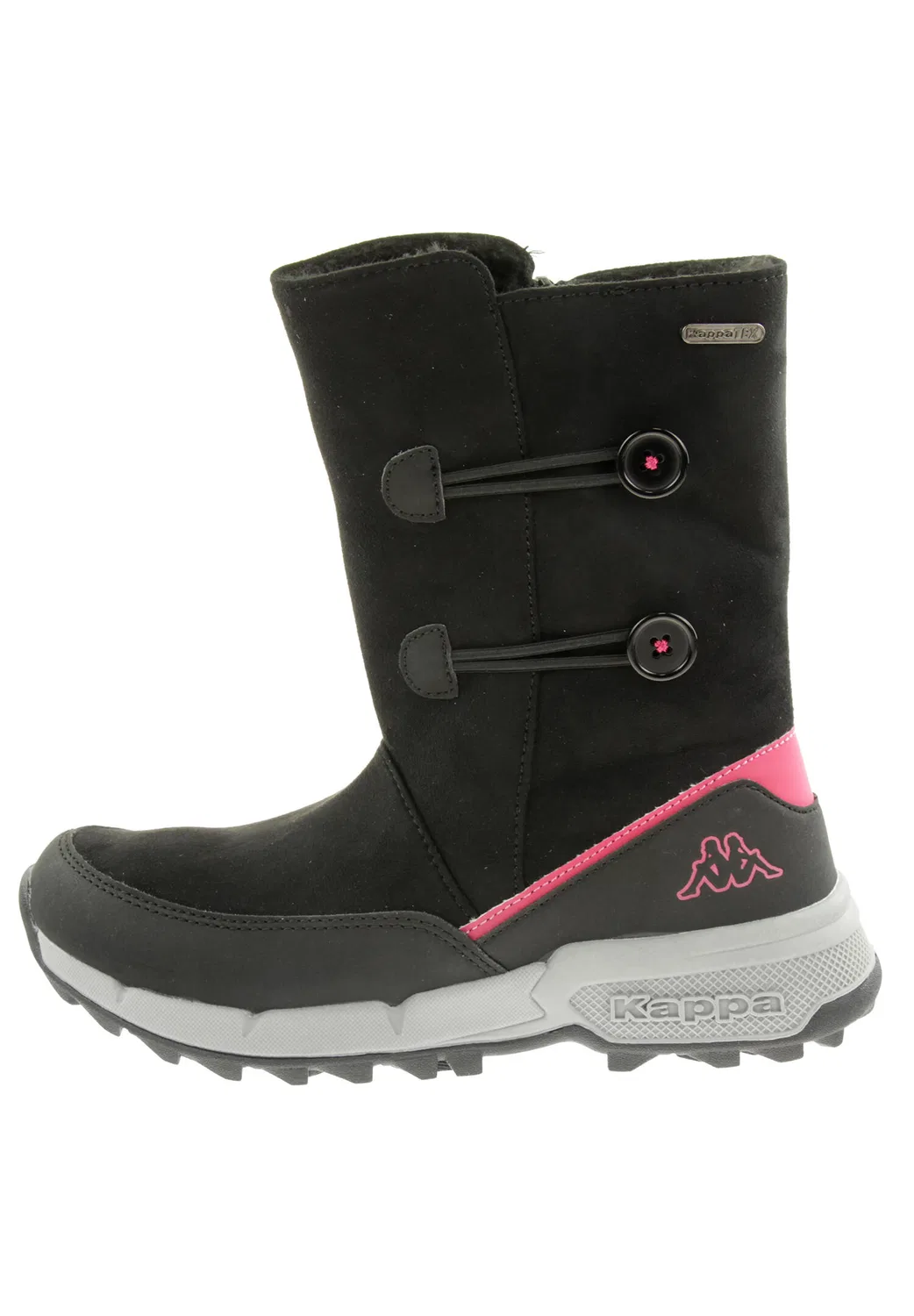 Детские зимние ботинки с принтом Kappa Kids Stiefelette Winterschuh Boots 260901K, Schwarz — фото 2