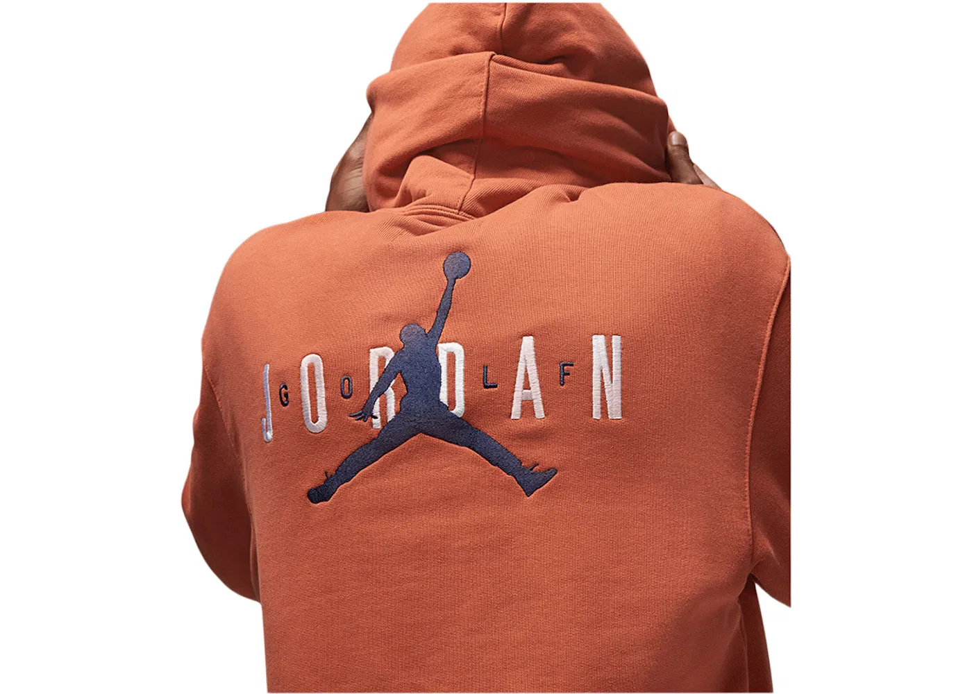 Мужская худи с флисом Jordan x Eastside Golf Fleece Hoodie, Red Clay — фото 3