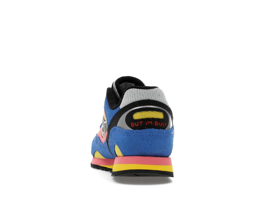 Детские кроссовки Lifestyle Saucony Shadow 6000, Blue/Orange/Yellow/Pink — фото 4