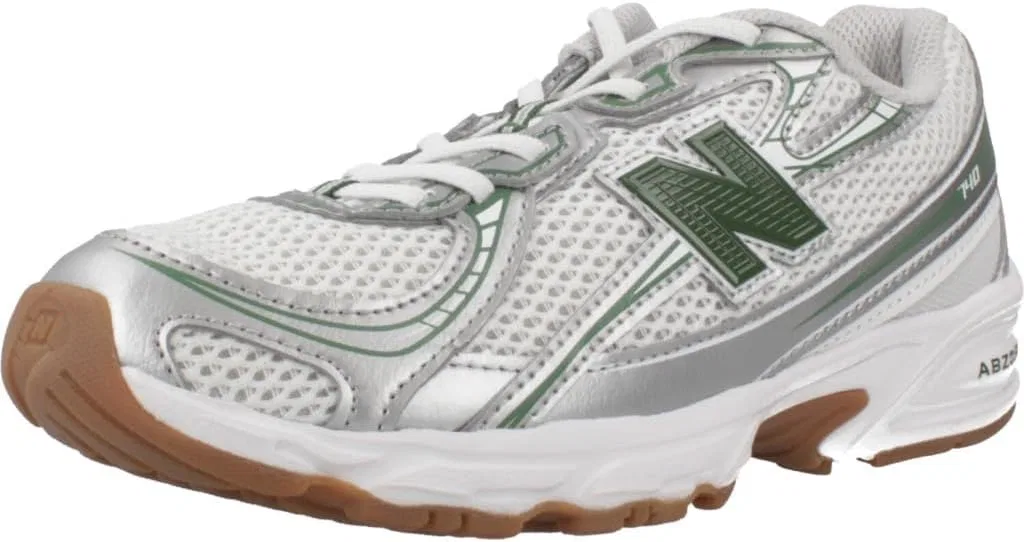 Детские кроссовки для девочек New Balance 740 Bungee GS, Grey/Green-White