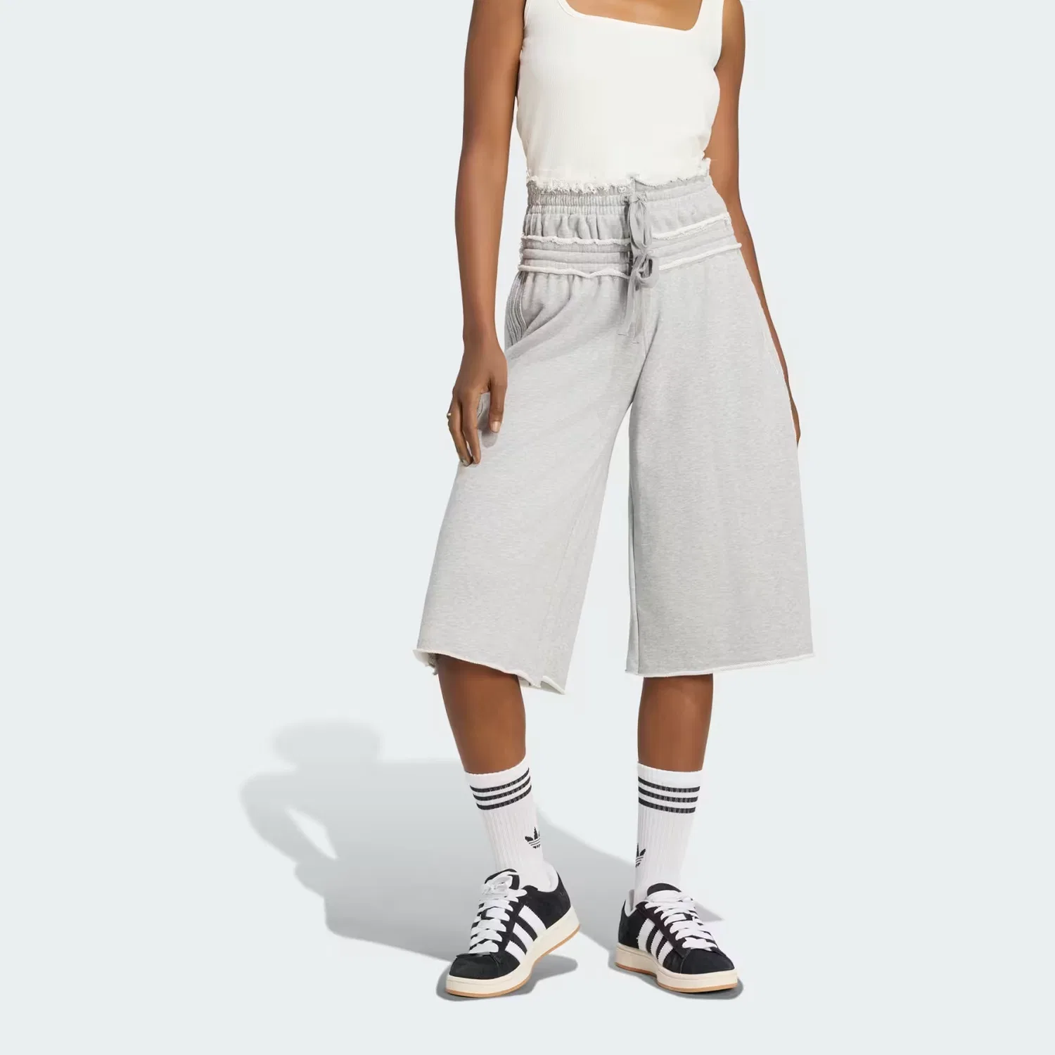 Женские шорты Adidas Originals Casual Shorts, Medium Gray Heather — фото 4